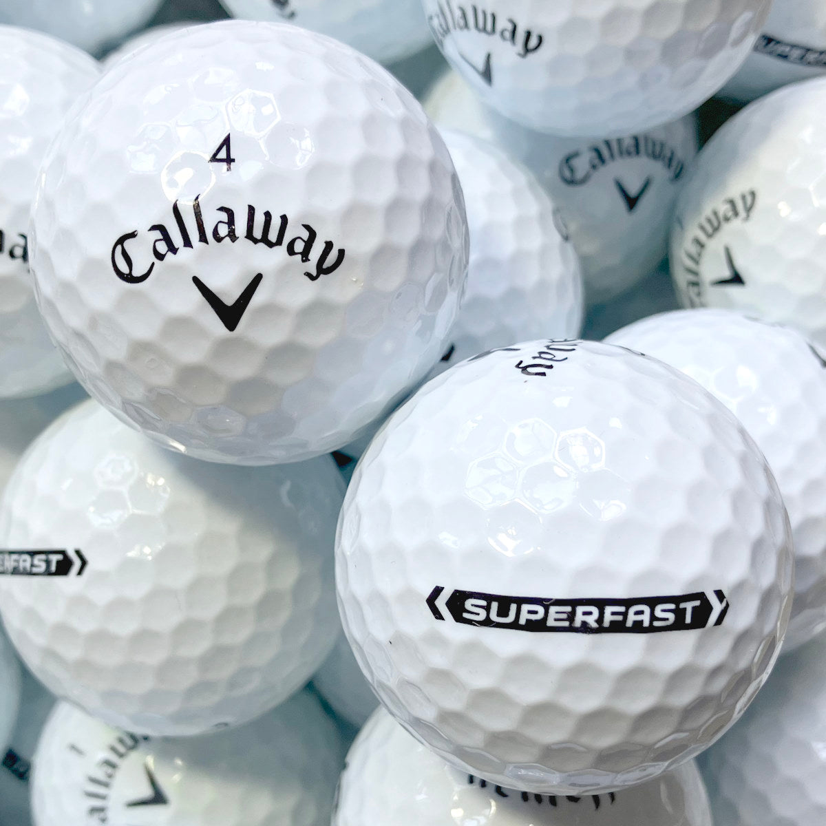 Callaway Superfast Lakeballs - gebrauchte Superfast Golfbälle 