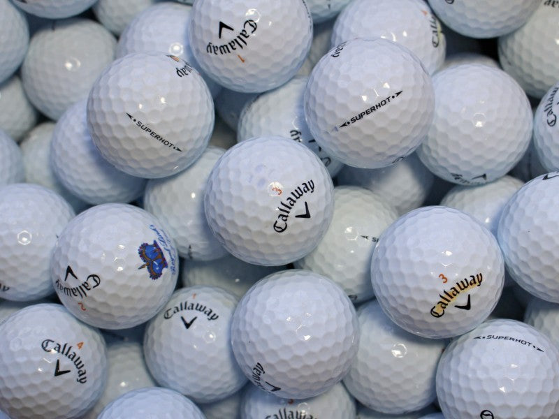 Callaway Superhot Lakeballs - gebrauchte Superhot Golfbälle AAA/AAAA-Qualität