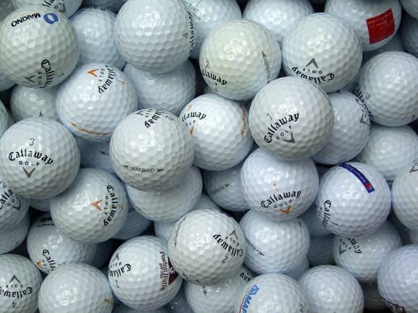 Callaway Warbird Lakeballs - gebrauchte Warbird Golfbälle AAA/AAAA-Qualität
