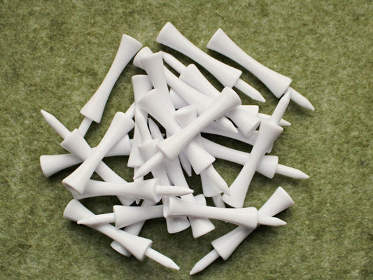 Plastik Castle Golf Tees Weiss 2 3/4" (7,0 cm)