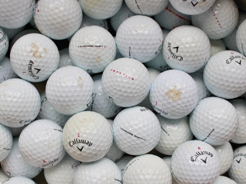 Callaway Chrome Soft Mix Lakeballs in B-Qualität - Training