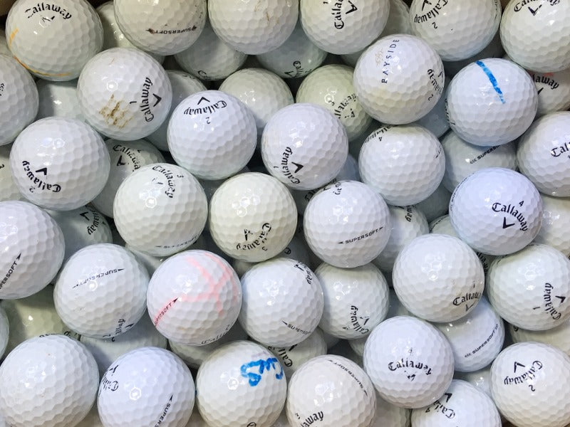 Callaway Supersoft Lakeballs - gebrauchte Supersoft Golfbälle B-Qualität
