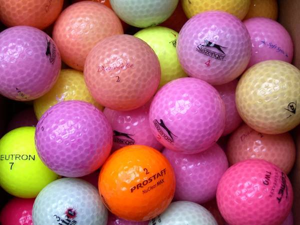 Crystal Mix Bunt Lakeballs - gebrauchte Crystal Mix Bunt Golfbälle AAA/AAAA-Qualität