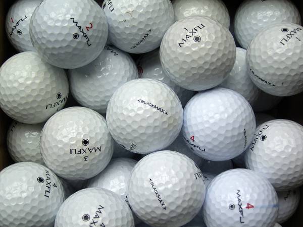 Maxfli Black Max Lakeballs - gebrauchte Maxfli Black Max Golfbälle AAA/AAAA-Qualität