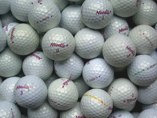 Maxfli Noodle+ (Plus) Lady Lakeballs - gebrauchte Maxfli Noodle+ (Plus) Lady Golfbälle AA/AAA-Qualität