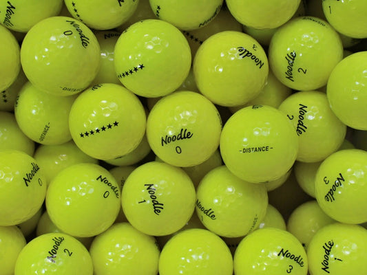 Noodle Distance/Long Gelb Lakeballs - gebrauchte Noodle Distance/Long Gelb Golfbälle AAAA-Qualität