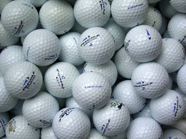 Pinnacle Exception Lakeballs - gebrauchte Exception Golfbälle AAA/AAAA-Qualität