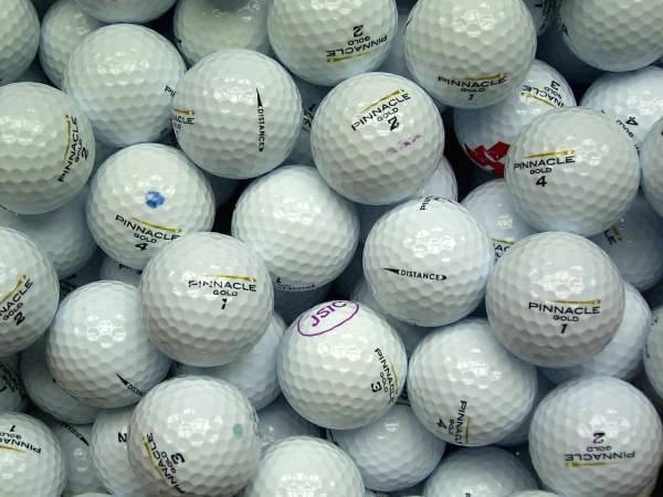 Pinnacle Gold Distance Lakeballs - gebrauchte Gold Distance Golfbälle AAA/AAAA-Qualität