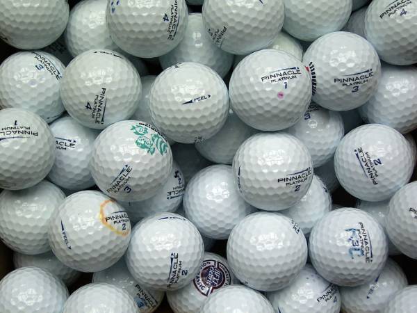Pinnacle Platinum Feel Lakeballs - gebrauchte Platinum Feel Golfbälle AAA/AAAA-Qualität