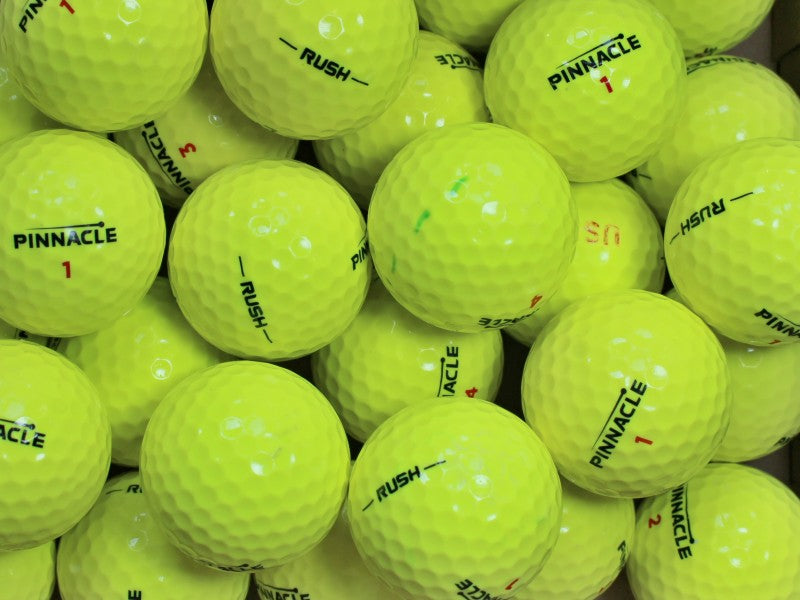 Pinnacle Rush Gelb Lakeballs - gebrauchte Rush Gelb Golfbälle AAA/AAAA-Qualität
