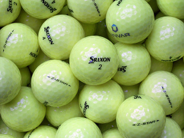 Srixon Z-Star Tour Gelb Lakeballs - gebrauchte Z-Star Tour Gelb Golfbälle AAA/AAAA-Qualität