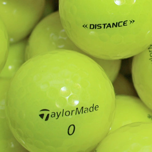 TaylorMade Distance(+) Gelb Lakeballs - gebrauchte Distance(+) Gelb Golfbälle 