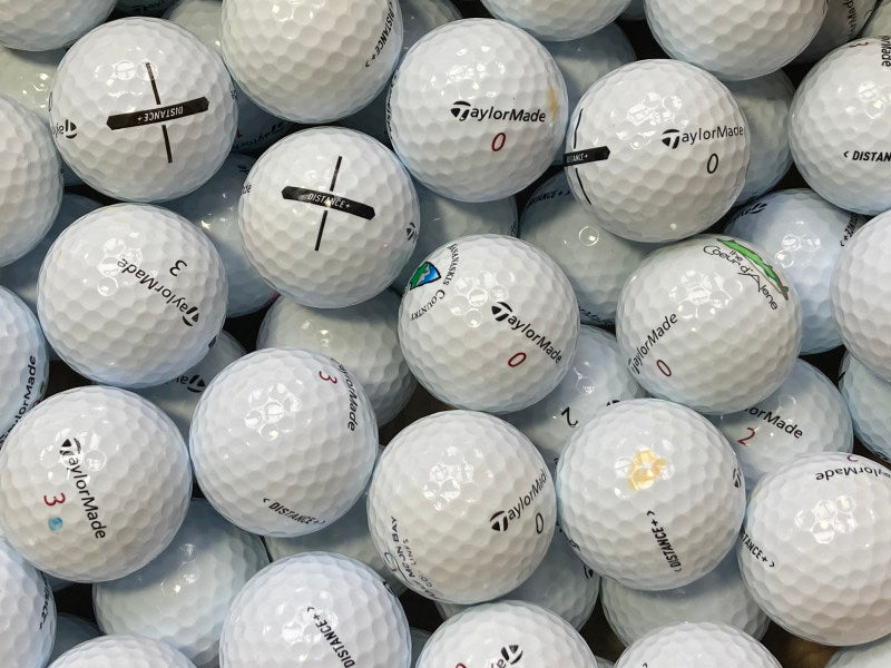 TaylorMade Distance+ (Plus) Lakeballs - gebrauchte Distance+ (Plus) Golfbälle AAA/AAAA-Qualität