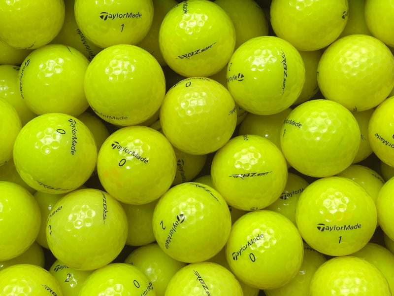 TaylorMade RBZ Soft Gelb Lakeballs - gebrauchte RBZ Soft Gelb Golfbälle AAA/AAAA-Qualität