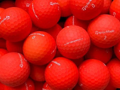 TaylorMade Soft Response Matt Rot Lakeballs - gebrauchte Soft Response Matt Rot Golfbälle AAA/AAAA-Qualität