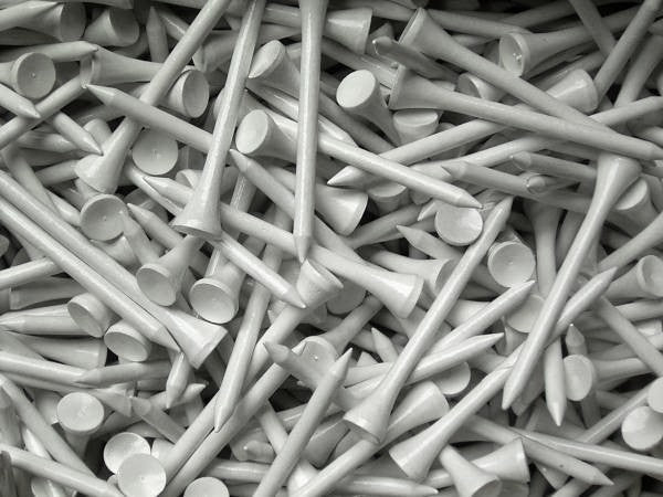 Golf Tees Weiss 3" (7,6 cm)
