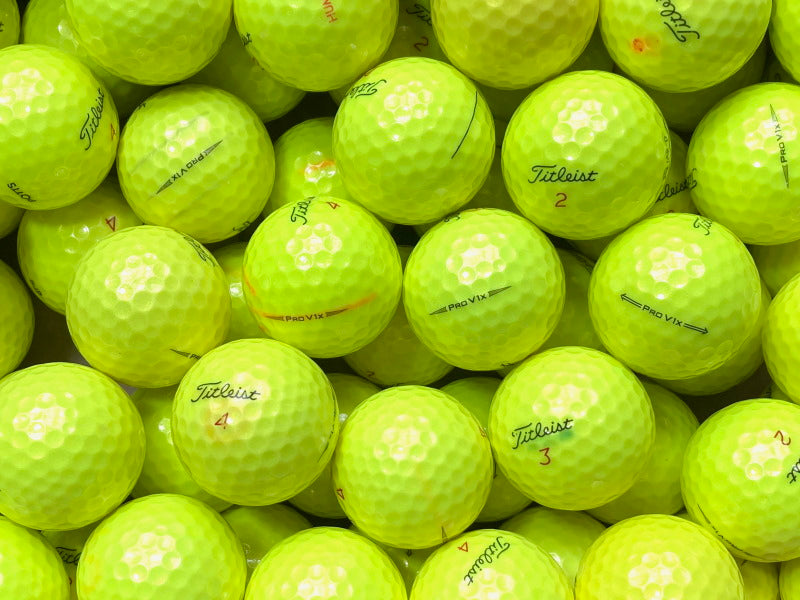 Titleist Pro V1x Gelb Lakeballs - gebrauchte Pro V1x Gelb Golfbälle AAA/AAAA-Qualität