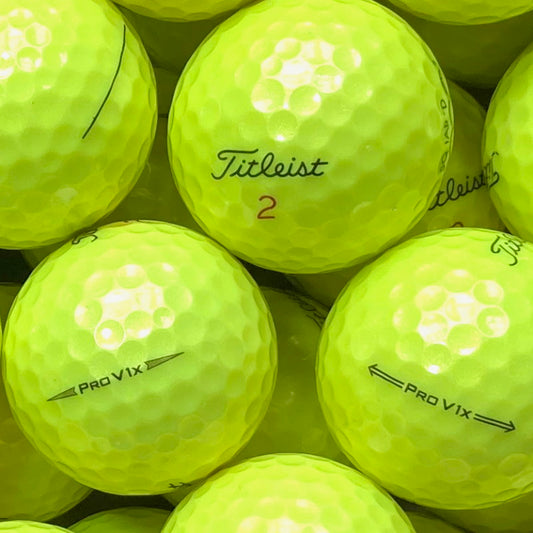 Titleist Pro V1x Gelb Lakeballs - gebrauchte Pro V1x Gelb Golfbälle 