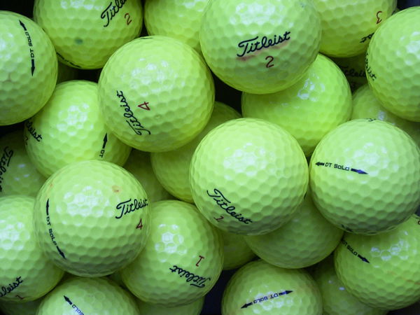 Titleist SoLo Gelb Lakeballs - gebrauchte SoLo Gelb Golfbälle AAA/AAAA-Qualität