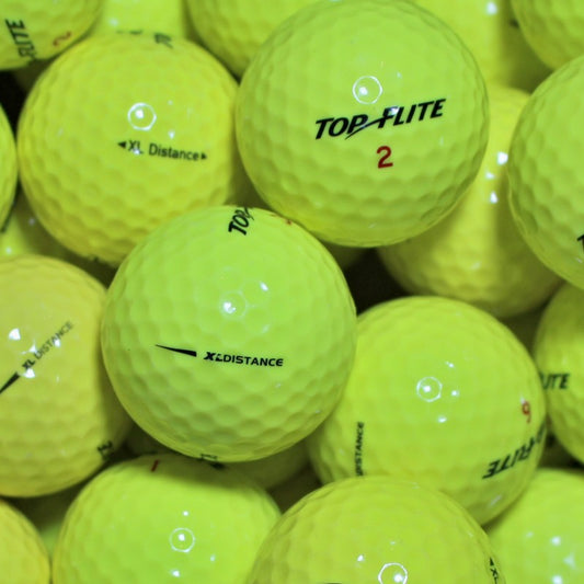Top-Flite XL Distance Gelb Lakeballs - gebrauchte XL Distance Gelb Golfbälle