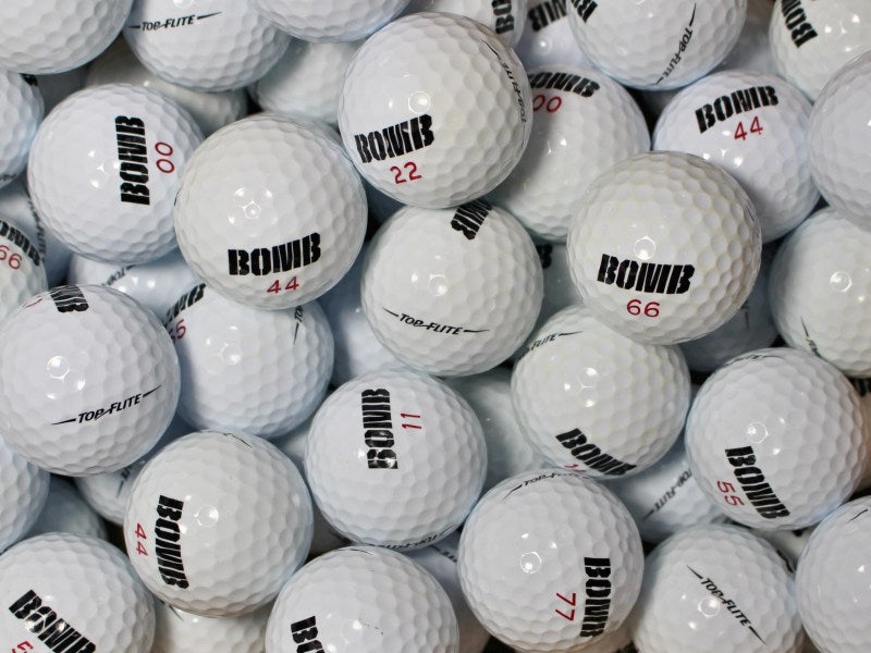 Top-Flite Bomb Lakeballs - gebrauchte Bomb Golfbälle AAA/AAAA-Qualität