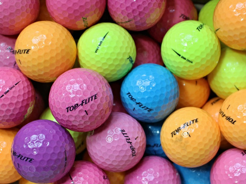 Top-Flite D2 Diva Bunt Lakeballs - gebrauchte D2 Diva Bunt Golfbälle AAA/AAAA-Qualität
