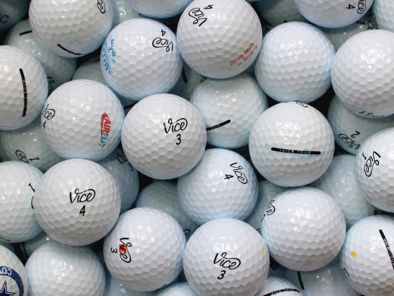 Vice Tour Lakeballs - gebrauchte Tour Golfbälle AAA/AAAA-Qualität