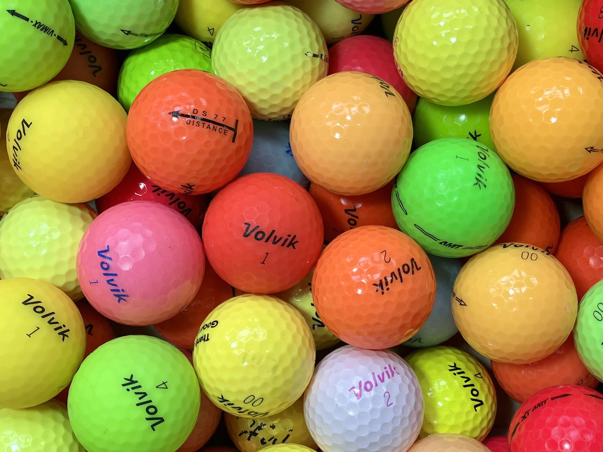 Volvik Mix Bunt Lakeballs - gebrauchte Volvik Mix Bunt Golfbälle AAA/AAAA-Qualität