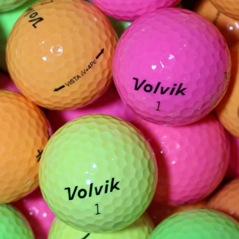 Volvik Vista iV 4Pc Bunt Lakeballs - gebrauchte Vista iV 4Pc Bunt Golfbälle 