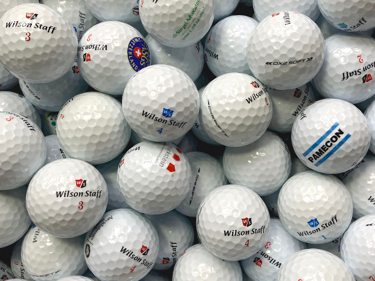 Wilson Staff Dx2 (Soft) Lakeballs - gebrauchte Staff Dx2 (Soft) Golfbälle AAAA-Qualität